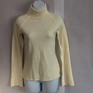 Cream turtleneck sweater